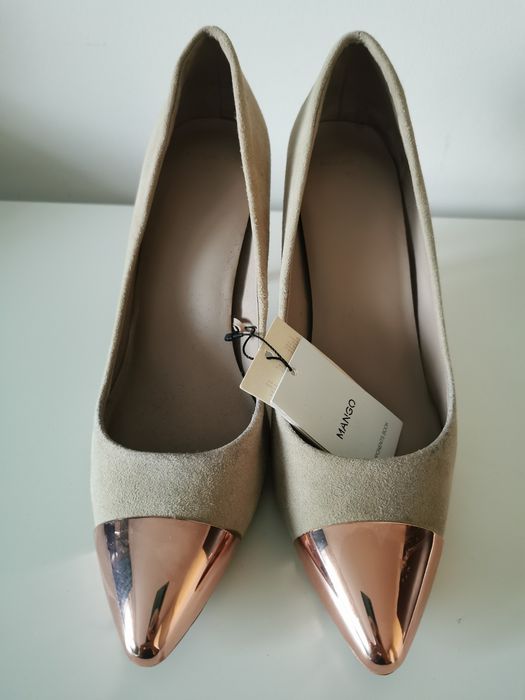 Pantofi stiletto piele naturala 39