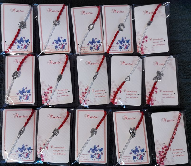 Mărțișoare tip brățară handmade