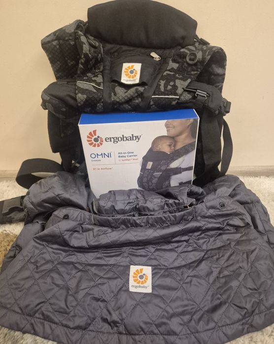 Ergobaby onmi breeze + зимно покривало