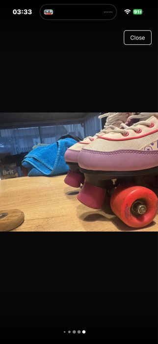 Role cu 4 roți ( No Fear Retro Quad Roller Skates)