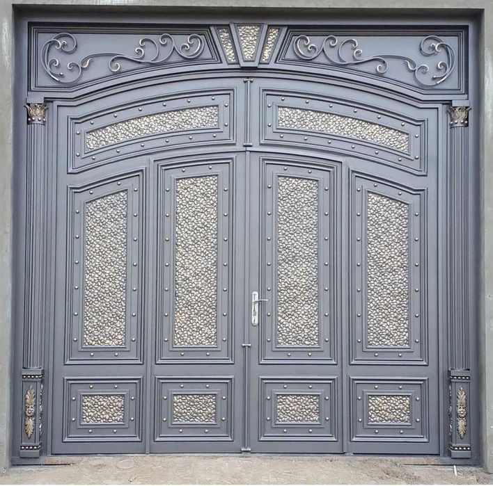 Металлические ворота, Железные ворота Двери для подьезда Temir darvoza
