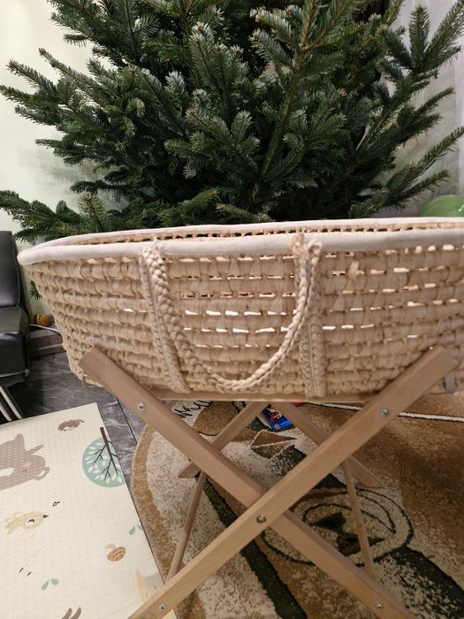 Cos bebeluși impletit manual/pat bebelusi