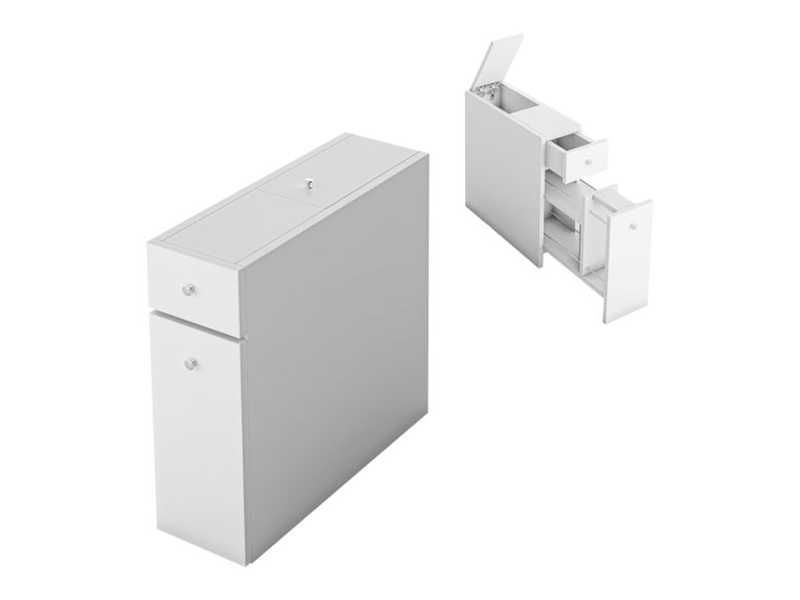 Практичен шкаф за баня HM9424 в 3 различни цвята