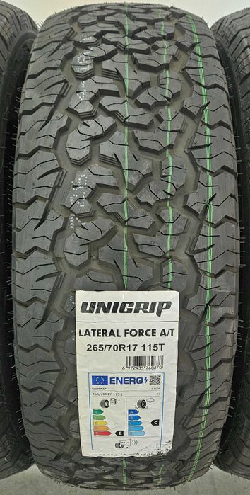 265/70 R17, 115T, UNIGRIP, Anvelope All Terrain M+S