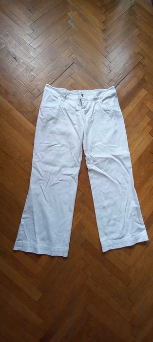 Pantaloni denim albi XXL