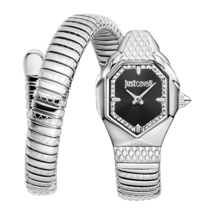 Оригинален дамски часовник Just Cavalli Signature Snake Aria