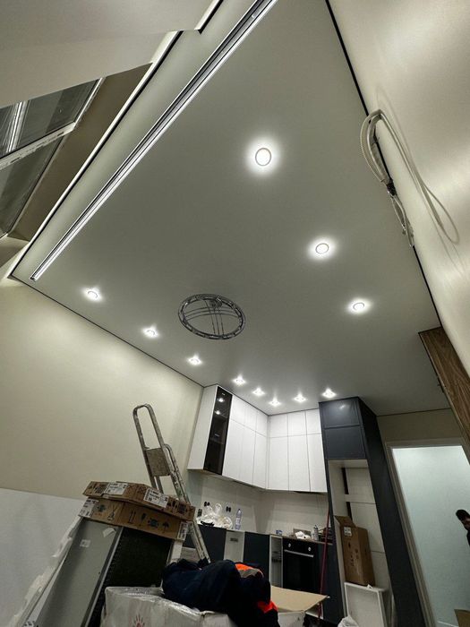 Натяжные потолки все виды