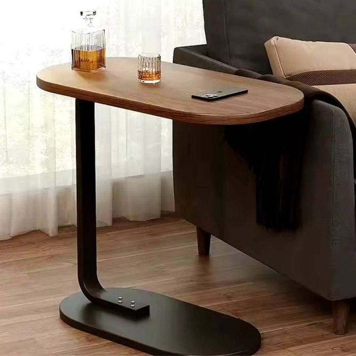 Универсална Помощна Маса За Кафе Метал и Дърво