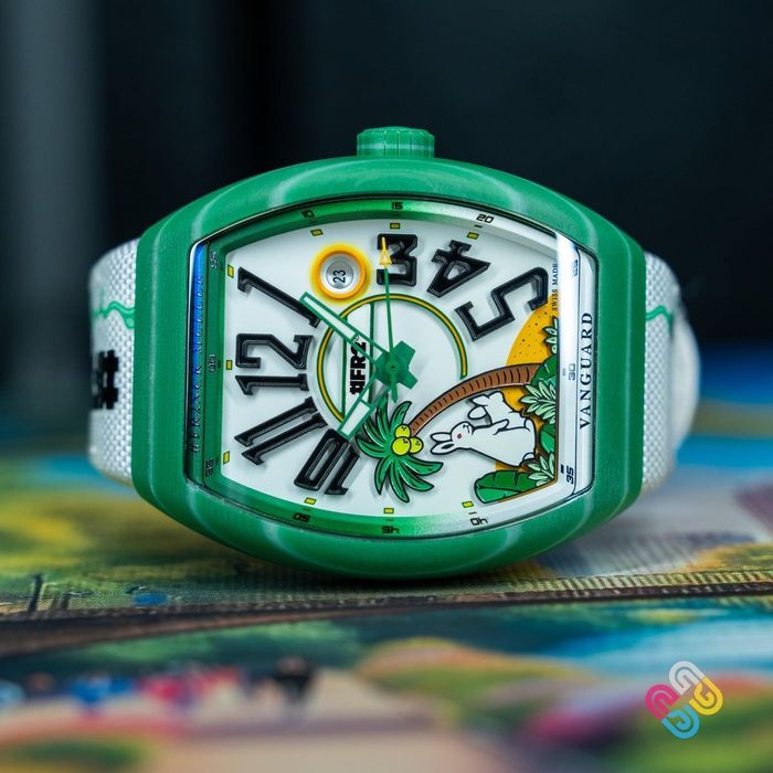 Franck Muller Vanguard Beach “FR2” Green V 41 SC DT BEACH GF VR VE BC