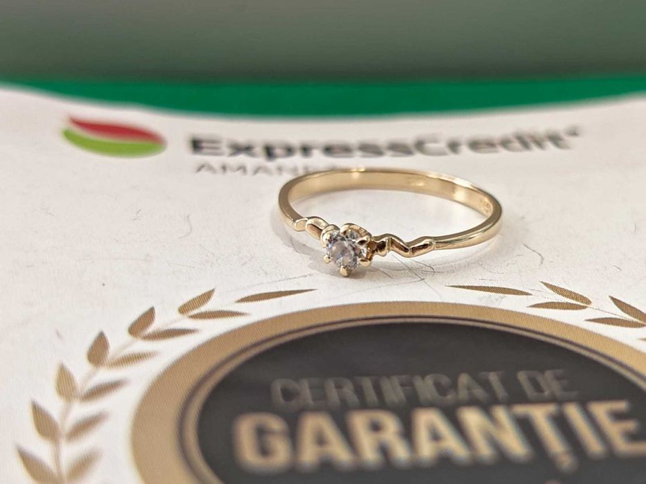 Inel 14K 0.95g (AG44 B.7001) GARANTIE 24 LUNI