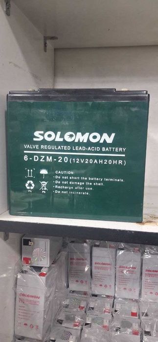 Akkumulyator 12V 5Ah / 8Ah / 9Ah SOLOMON – UPS