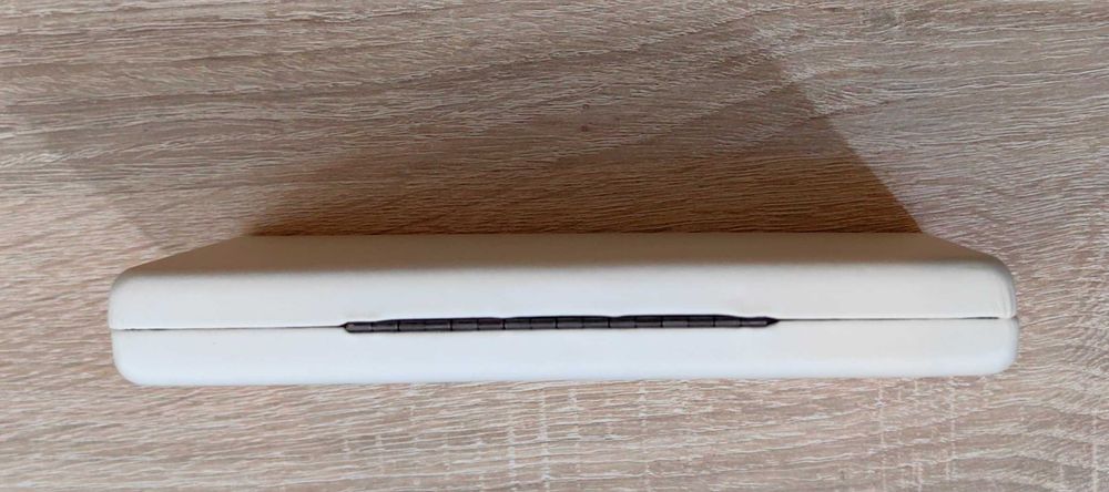 Лукс кутия за 2 броя монети на БНБ - Екокожа - бяла