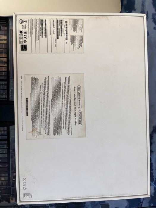 Macbook Air M1 2020 8/256