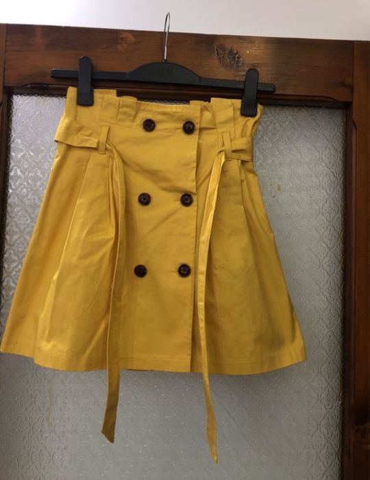 Fustă cu pliuri casual