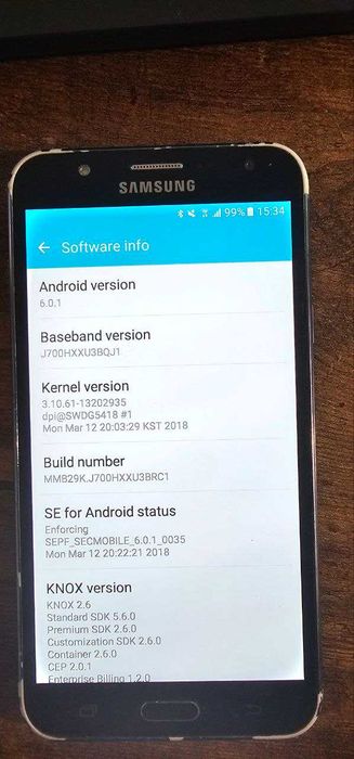 Телефон Samsung j7 SM-J700H/DS (SEK)