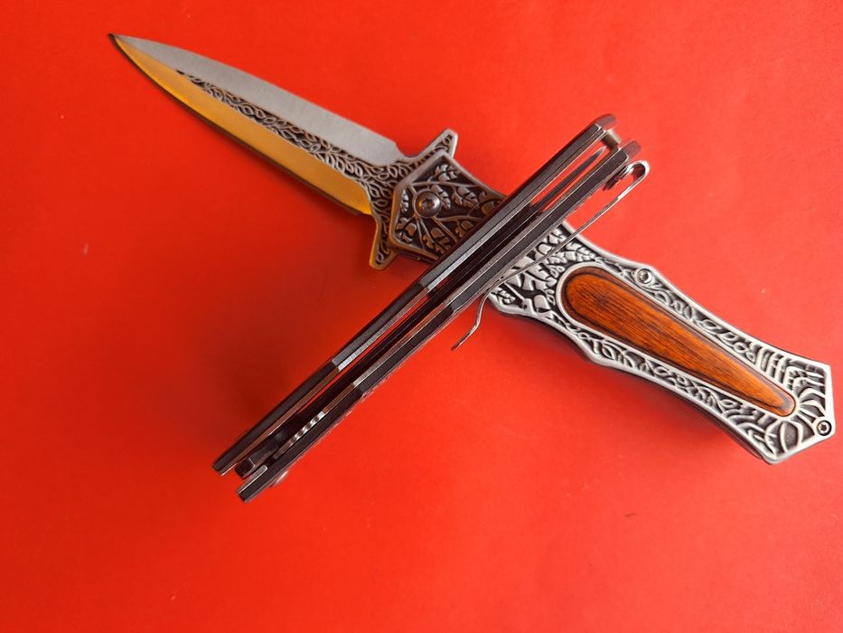 Руски сгъваем нож-тип кама (два цвята)