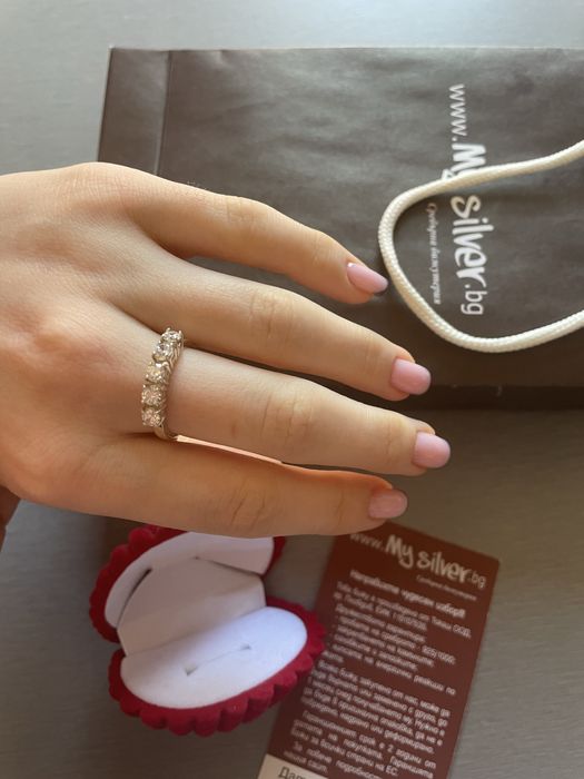 Сребърен пръстен на марката  My Silver