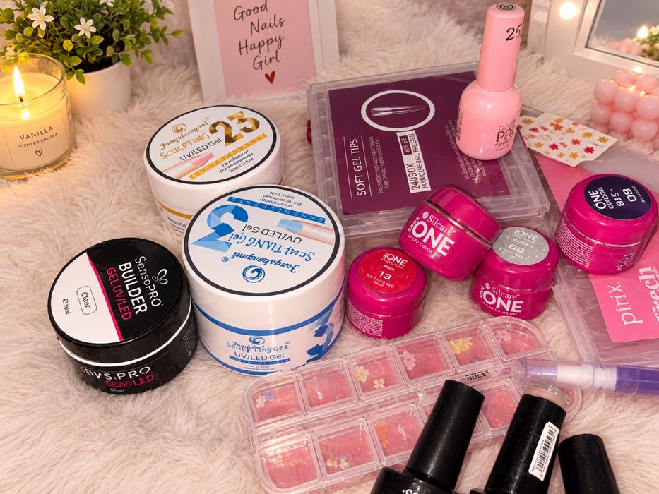 set complet unghii cu gel – kit profesiona