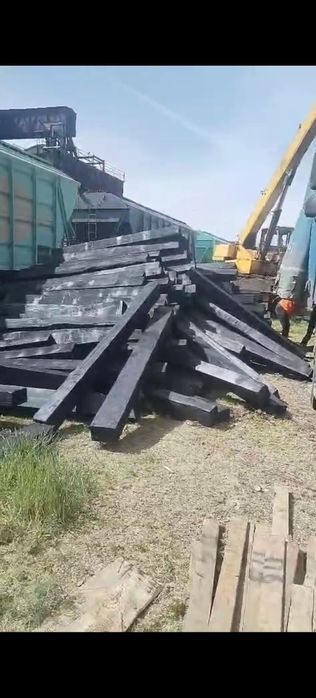 Шпалы новые пропитанные, шпальный брус