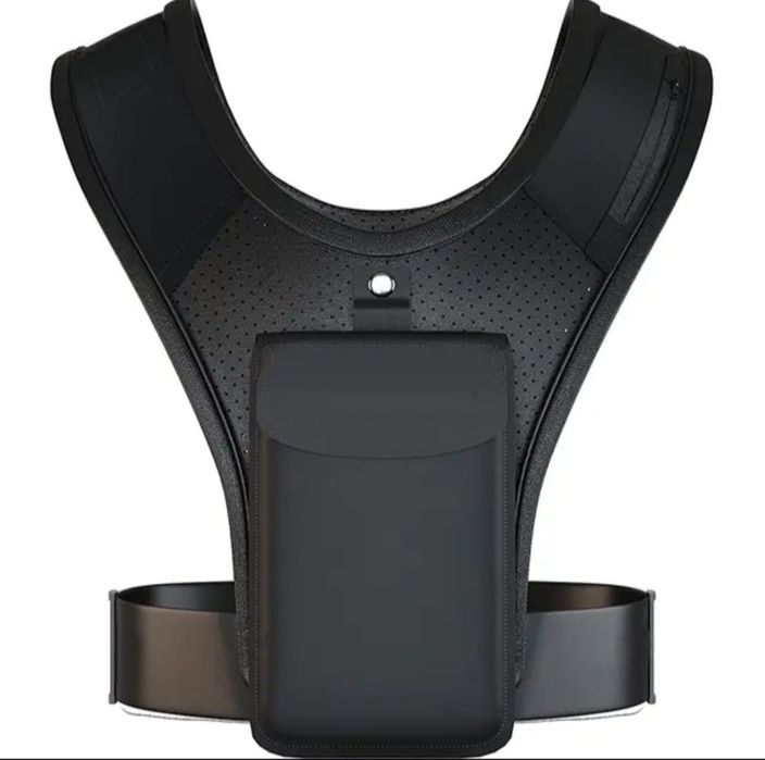 Нагрудная сумка для бега и спорта женская мужская удобная