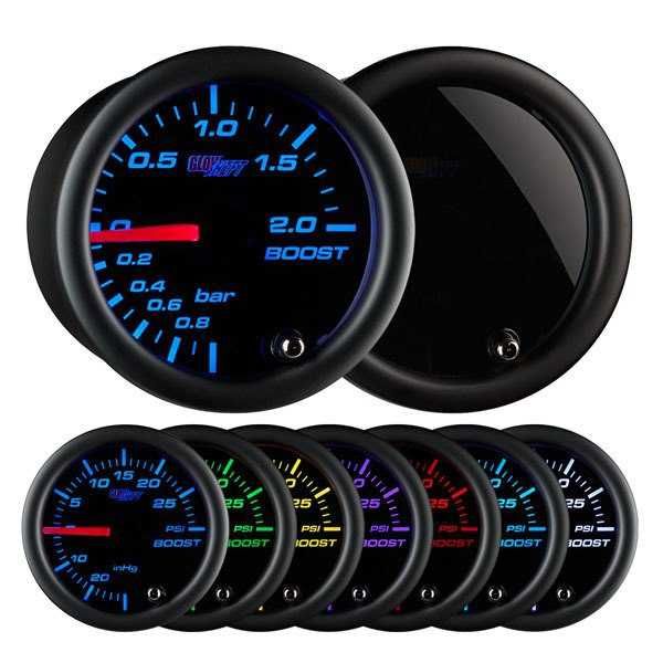 Два Датчика, давление наддува и температуры выхлопных газов GlowShift.