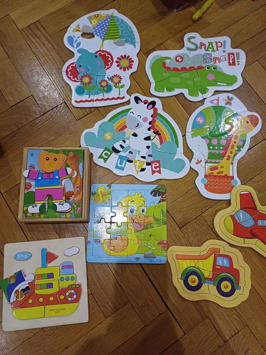 Дървени пъзели Fisher price