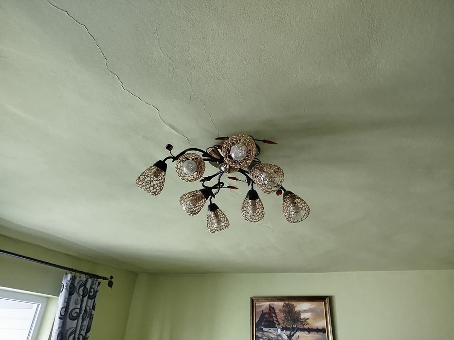 Candelabru cu 8 brațe + aplică 2 becuri