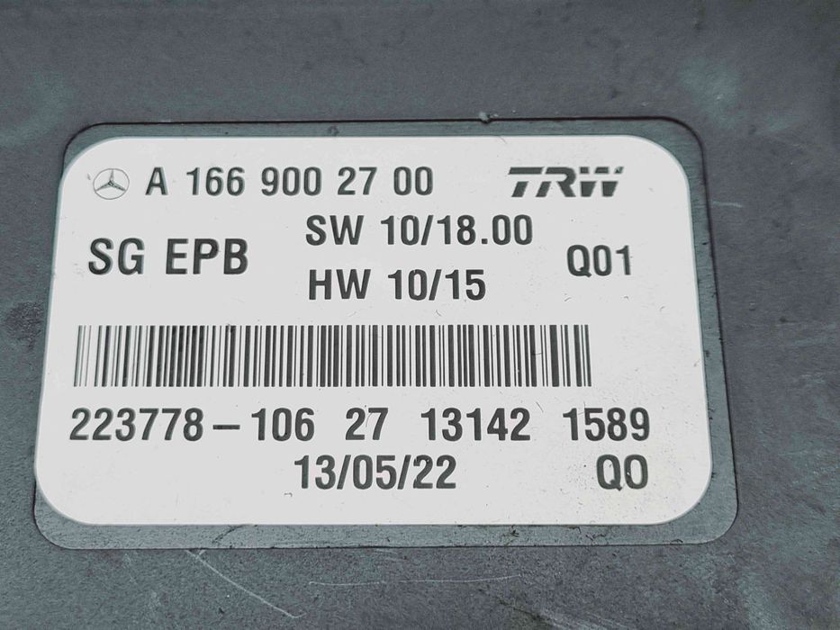 Calculator frana de mana  Mercedes Clasa B (W246) [Fabr 2011-2018] A16
