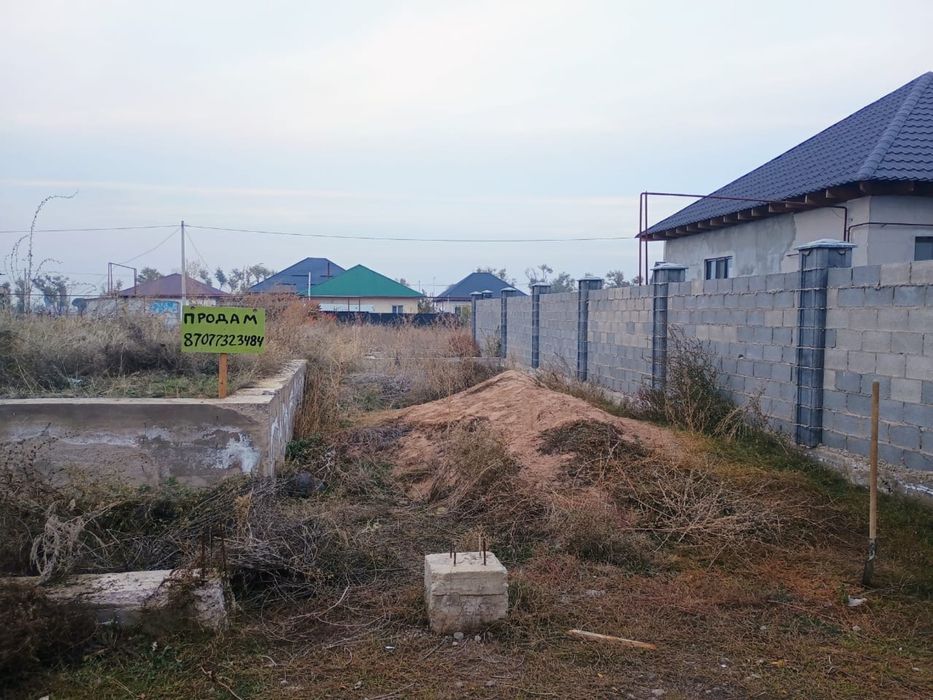 Срочно продам участок с фундаментом