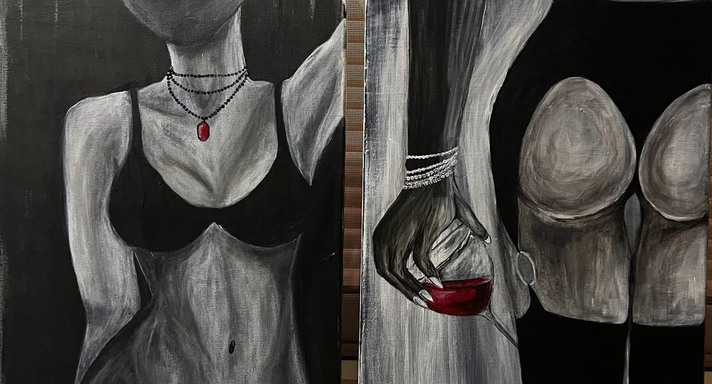 Картини- акрил върху платно. Различни размери.