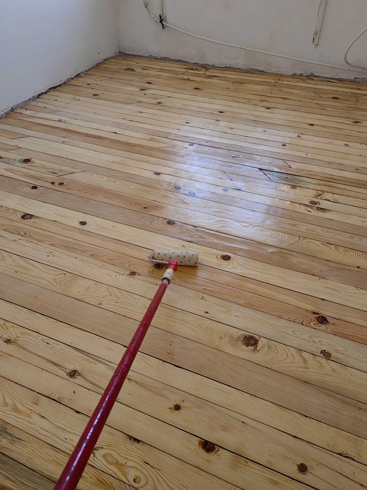 Циклене на паркет и дюшеме