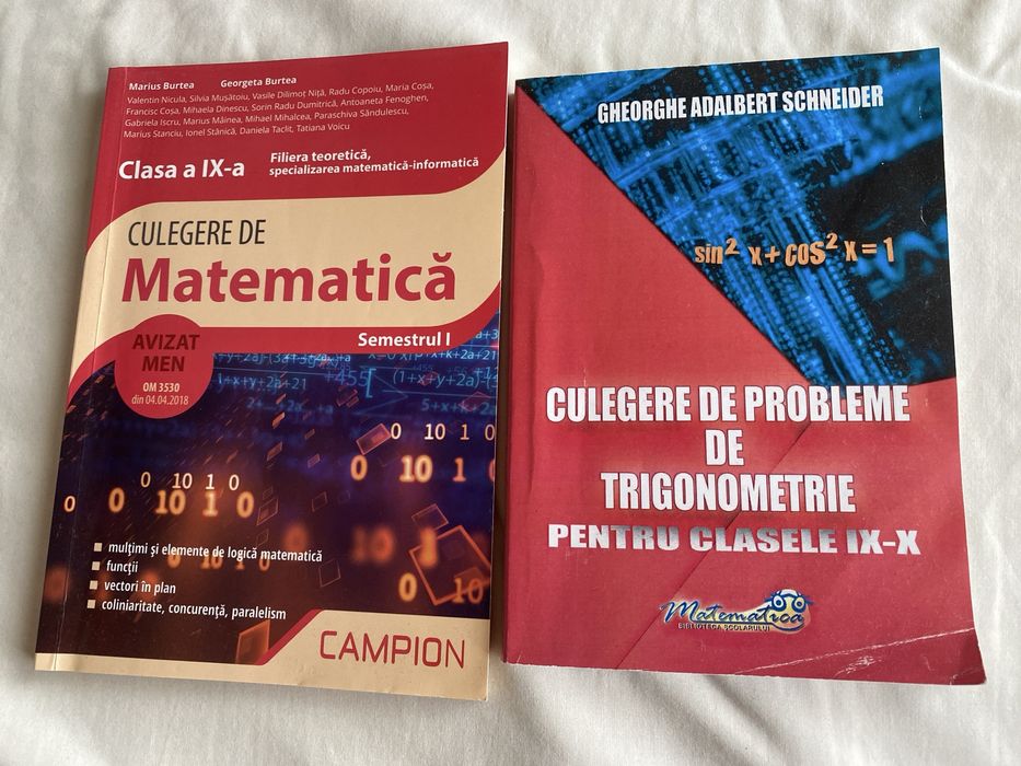 Culegeri matematică