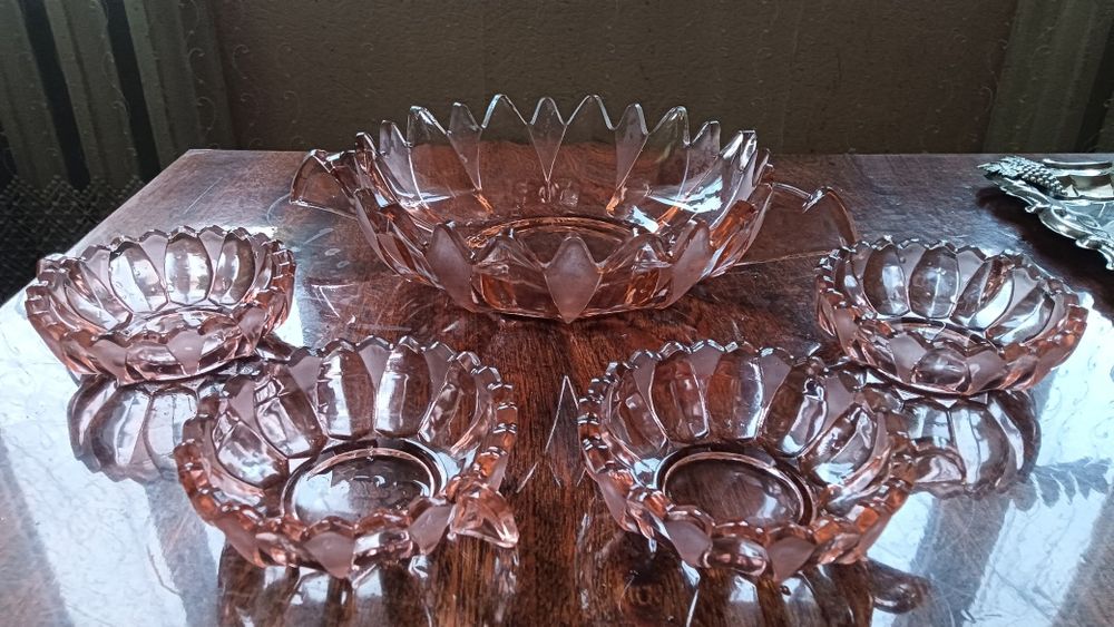 Посуда. Хрустальный кувшин Богемия.