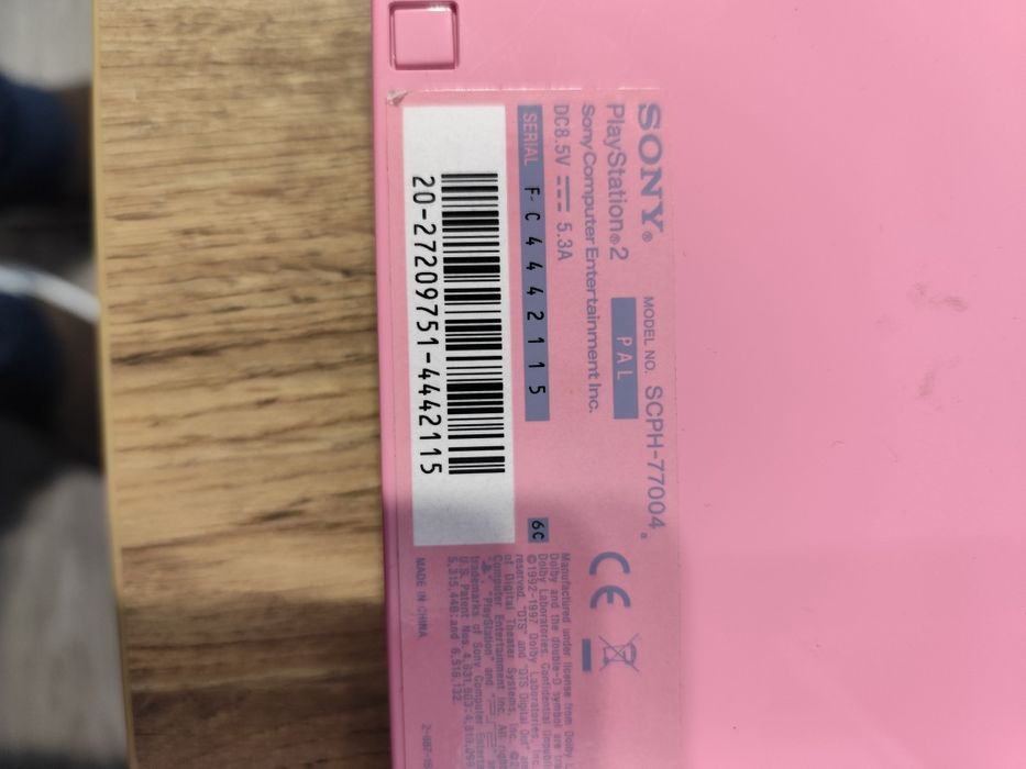 Plasystation 2 slim PINK (ps2 slim roz)