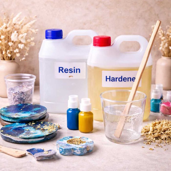 Эпоксидная смола с отвердителем 1 кг