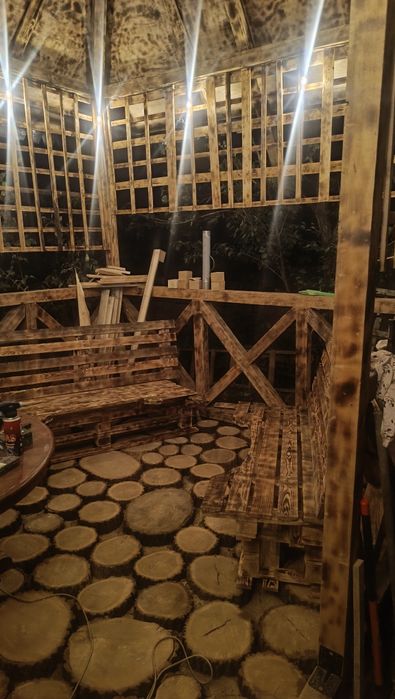 Беседка из бруса 10х10