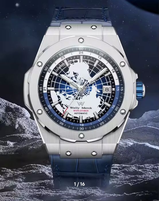 Автоматичен часовник Welly Merck, 42mm, механизъм Miyota