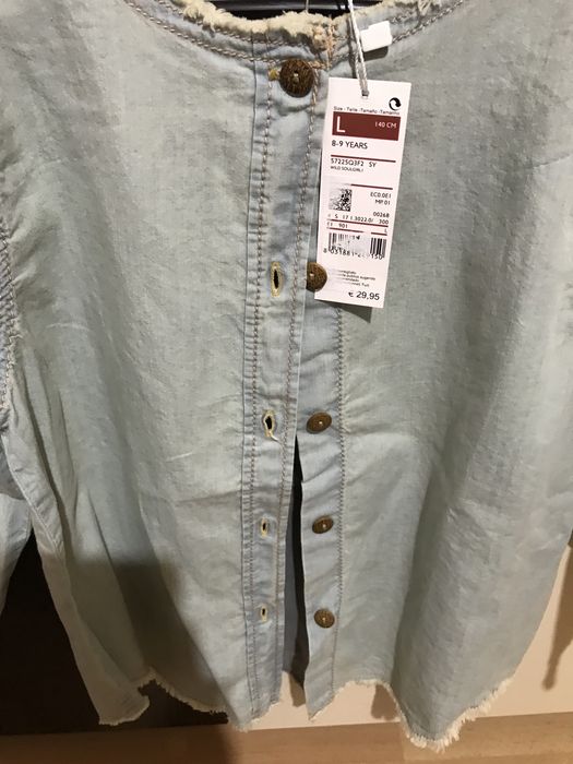 Camasa fete Sisley - 8-9 ani - 140 cm