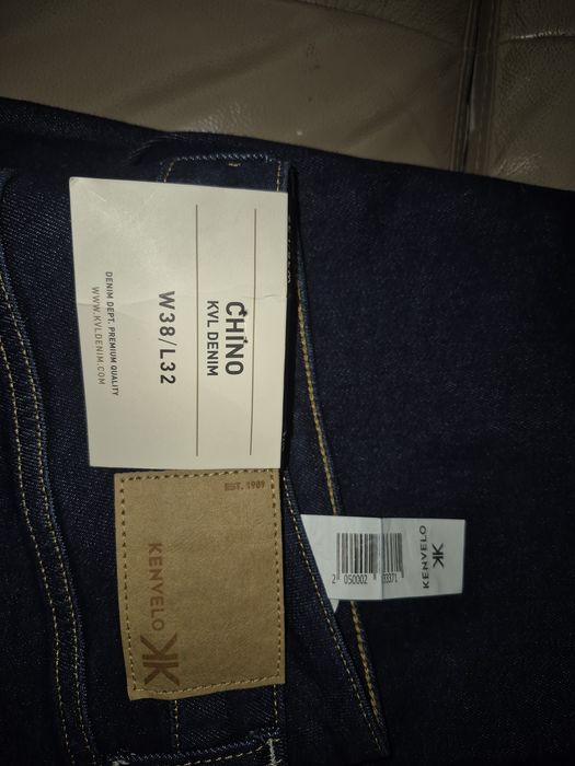Pantaloni blugi chino elastici w38xL32