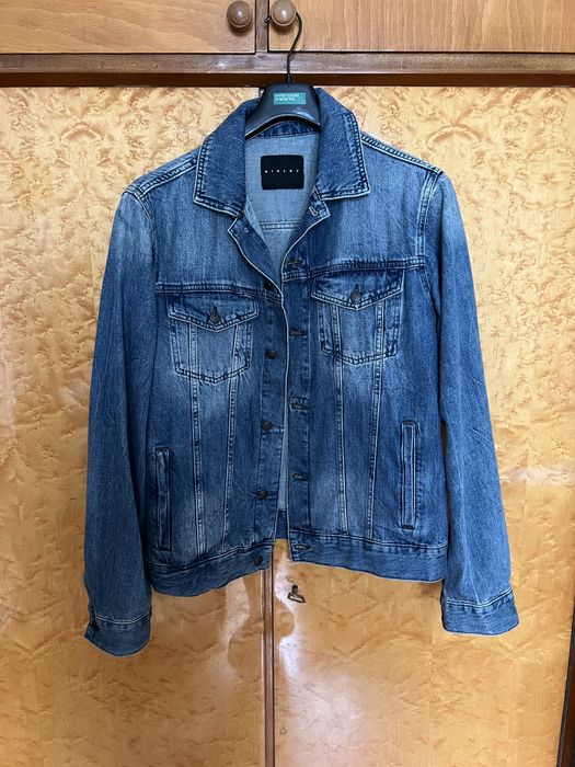 Мъжко дънково яке SISLEY – 100% Памук (Размер XL)