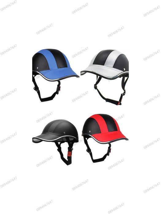 Каска за мотор, скутер, мотопед, тип канче, различи цветове