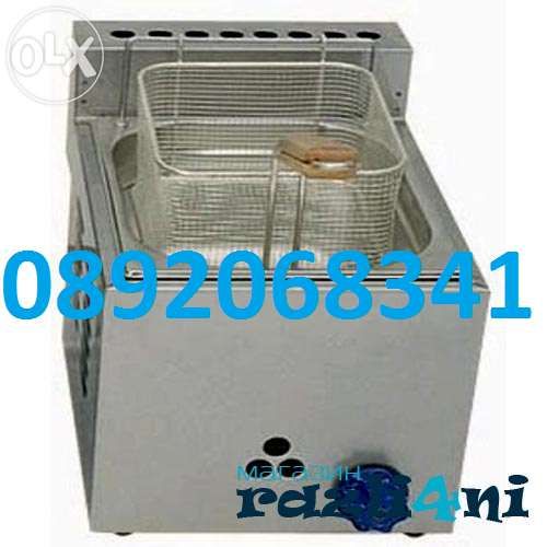 Професионален единичен газов фритюрник 5 литра