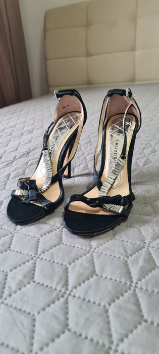 Balerini piele Sam Edelman noi,sandale dama noi