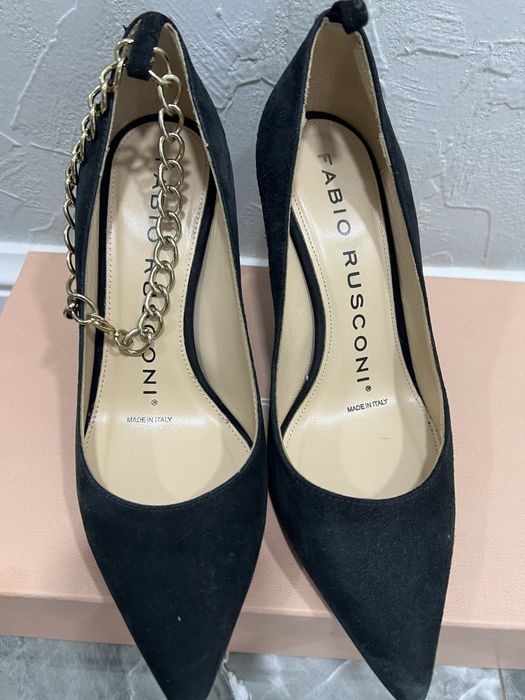 Туфли замшевые,классика