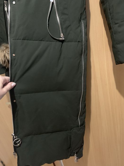 Пуховик женский длинный