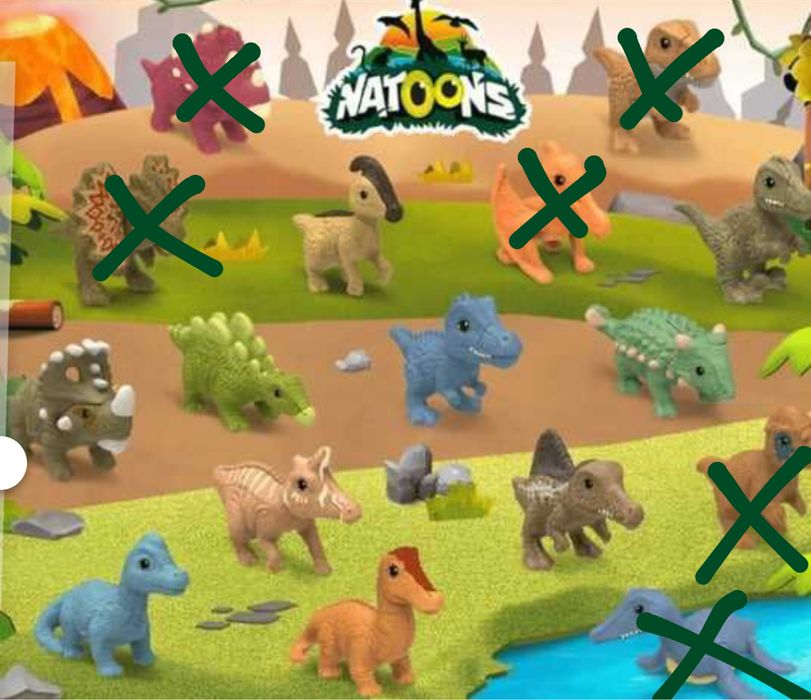 Kinder фигурка динозавры