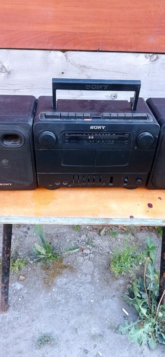 Двухкассетный магнитофон,SONY