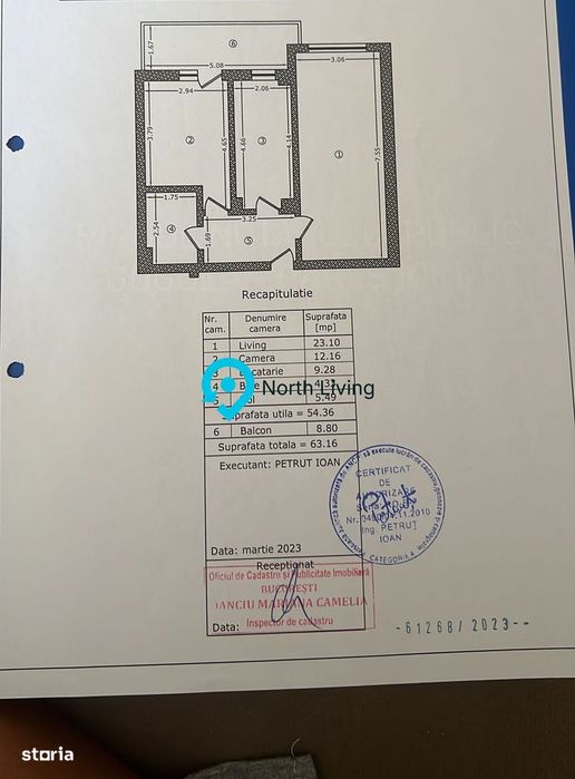 Apartament de vânzare în Sector 4 – Berceni - 2 camere -63 mp