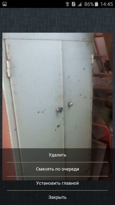 Продаётся железный шкаф и ящик цена стоит за шкаф.