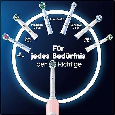 Електрическа четка за зъби Oral-b Pro 1 Розова с калъфче